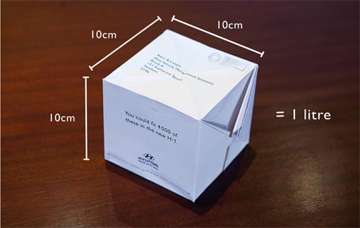 H-1 Cube Mailer